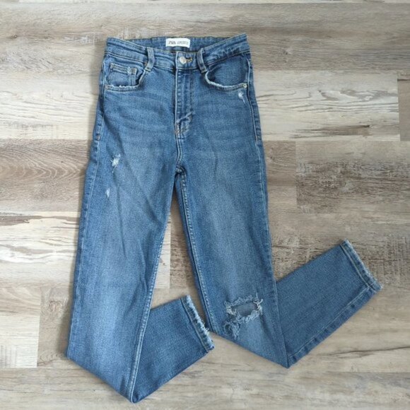 Zara The '80s High Waist Skinny Jeans - Picture 9 of 11